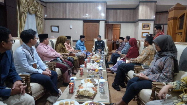 Wabup dan Sekda Muarojambi Sambut Kunjungan Kepala BPK RI Perwakilan Jambi
